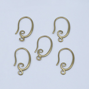 Copper Ear <b>Hooks</b> Drop Shape For <b>Earring</b> Making No 51 Blank Jewelry Findings Yiwu Origin - Product Image 4