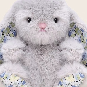 Chất lượng cao nhà máy tùy biến logo nhỏ mềm màu tím xám dễ thương thỏ sang trọng quyến rũ cho món quà - Product Image 5