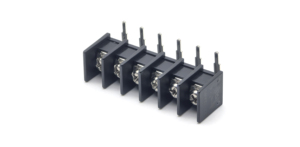 Borniers de connexion à insertion coudée pas de 9,5 mm, noirs, 1*6P - Product Image 3