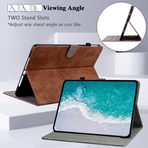 حافظة جلدية قابلة للطي بتصميم فرشاة وحماية كاملة مع حامل لأجهزة <span class=keywords><strong>Fire</strong></span> HD10 2023 وHD8 وHD10 2024 - Product Image 6