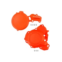 Kit de protection moteur CQJB : Cache d'embrayage et cache magnéto pour motos tout-terrain Hengjian Z300 S6 S7