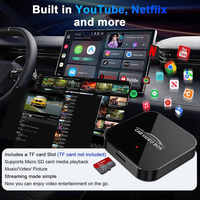 Boîtier multimédia AI 3 en 1 CarPlay OEM ODM, adaptateur multimédia automobile pour carte SIM 13 TF, compatible avec Apple