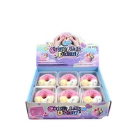 Best-seller transfrontalier : Jouet en PVC fait main en forme de patte de chat, donut croustillant et moelleux, anti-stress, idéal pour les enfants