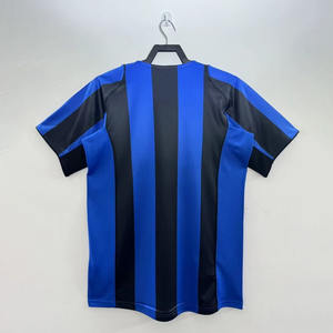 Camisetas Deportivas de Fútbol Personalizadas 04-05, Diseño Retro a Rayas para Entrenamiento, Fabricantes con Corte Automatizado para Camisetas de Fútbol Personalizadas - Product Image 2