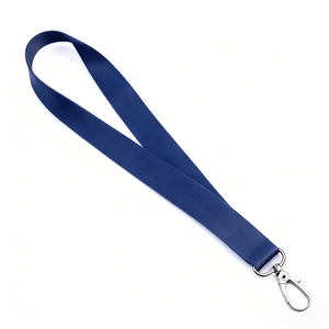 Custom Water Resistant Polyester Lanyard Keychain with Hook Silk Screen Printing Personalized ID Badge Holder