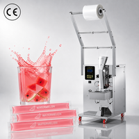 Machine d'emballage entièrement automatique pour liquides et bâtonnets glacés, avec remplissage, scellage et film de scellage arrière, 110/220V
