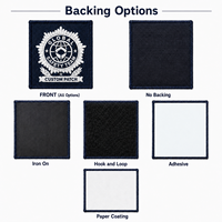 Fabricant de badges rectangulaires brodés personnalisés, patchs logo haute densité pour vêtements de travail, uniformes, vestes et vêtements