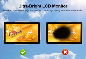 Écran LCD TFT étanche avant VGA DVI <span class=keywords><strong>10</strong></span> <span class=keywords><strong>10</strong></span>,1 pouces <span class=keywords><strong>HD</strong></span> 1080p Haute luminosité Moniteur d'affichage - Product Image 4