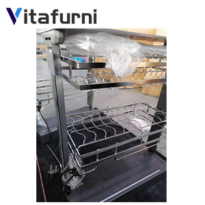 Sistema di Sollevamento Elettrico Vitafurni per Organizzare e Riporre Piatti, Cestello Estraibile Intelligente per Armadietti da Cucina <span class=keywords><strong>con</strong></span> Controllo Vocale - Product Image 3
