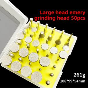 Práctico Juego de 50 Piezas de Fresas Abrasivas de <span class=keywords><strong>Esmeril</strong></span>, Brocas Recubiertas de Diamante con Estuche de Plástico <span class=keywords><strong>para</strong></span> <span class=keywords><strong>Manualidades</strong></span>, Reparaciones y Tareas de Pulido DIY - Product Image 5