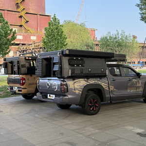 4x4 Leichtgewicht-Aluminium Mittelgroßes Expeditions-Wohnmobil & Pickup-<span class=keywords><strong>Camper</strong></span> Pop-up-Zelt für Offroad-Reisen - Product Image 4