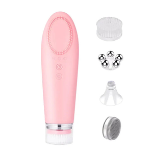 Appareil de nettoyage du visage à détection de chaleur, nettoyeur de pores, instrument de lavage du visage électrique, appareil de massage thermique pour le visage et les yeux à usage domestique - Product Image 1