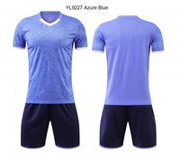 Conjunto de Camisetas de Fútbol Lisas al por Mayor, de Secado Rápido, Antipilling, Resistentes a la Decoloración, Uniformes de Entrenamiento para Equipos, Soporte para Pedidos al por Mayor