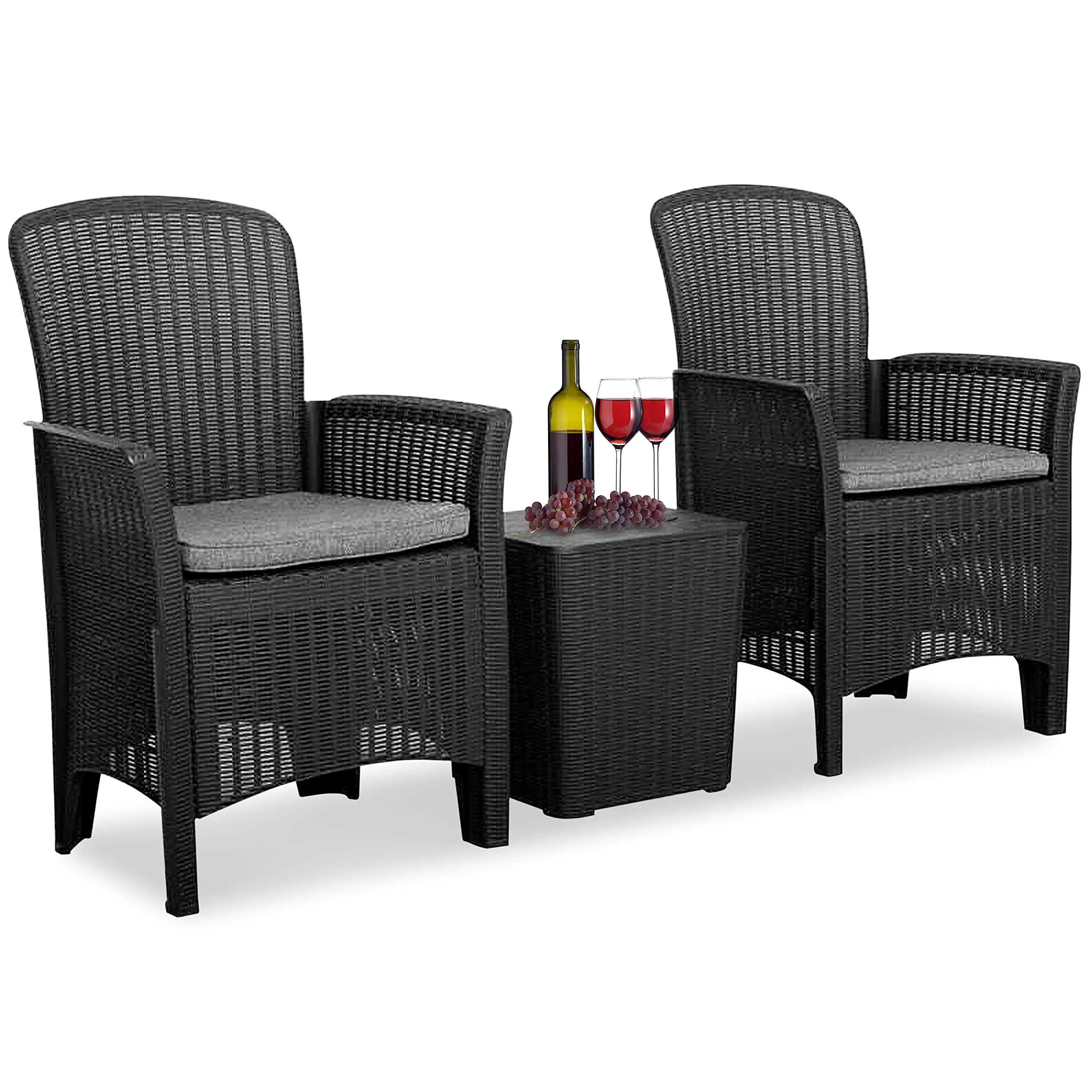 Wholesale Modern Garden Furniture Patio Rattan Outdoor Table and Chair Set