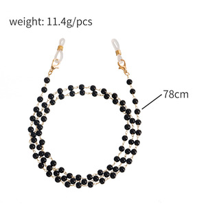 Cadena de gafas de máscara de perla de imitación de cristal - Product Image 5