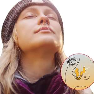 Klip hidung Anti dengkuran, perangkat klip hidung silikon antidengkuran dengan Mini - Product Image 6