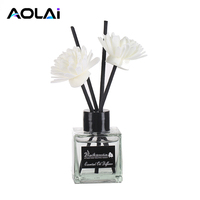 Diffuseur d'huiles essentielles artisanal en verre, sans alcool, sans plomb, écologique, pour chambre et toilettes, ensemble de 50 ml, luxe