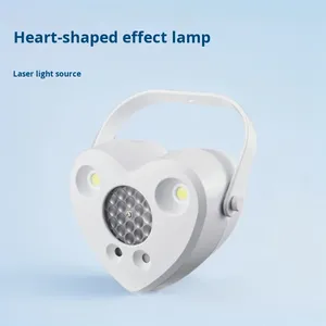 Luz láser para el hogar con atmósfera KTV controlada por voz, linterna giratoria transfronteriza en forma de corazón, luces de escenario para SALA DE Karaoke - Product Image 3