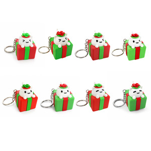 Llavero Antiestrés de Gato Navideño Impreso en 3D, Juguete Adorable para Colgar en Bolsos, Adorno de Regalo de Navidad, Accesorio Decorativo, ¡Venta Caliente! - Product Image 1