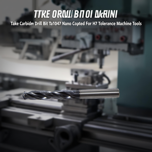 Foret en carbure Ttake Ta1047 avec revêtement nano pour machines-outils à tolérance H7 - Product Image 3