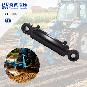 Cylindre <span class=keywords><strong>hydraulique</strong></span> à double effet rigide à commande <span class=keywords><strong>flexible</strong></span>, chromé, pour machines agricoles - Product Image 1