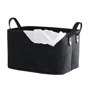 Panier de rangement pliant en feutre Organisateur de maison pour jouets de literie et livres pour garde-robe - Product Image 4