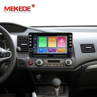 MEKEDE-D Android 9 4Core 1G + 16G Voiture Audio Vidéo Lecteur DVD Pour Civic 2006 2007 2008 2009 2010 2011 WIFI GPS Radio Stéréo BT 4G