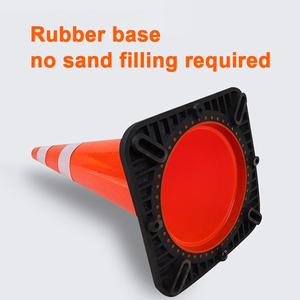 Bền <span class=keywords><strong>PVC</strong></span> Phản Quang Đàn Hồi Đường <span class=keywords><strong>Cone</strong></span> 12 18 28 36 Inch Di Động Đường An Toàn Cảnh Báo <span class=keywords><strong>Cone</strong></span> Va Chạm Chịu Mài Mòn Giao Thông <span class=keywords><strong>Cone</strong></span> - Product Image 2