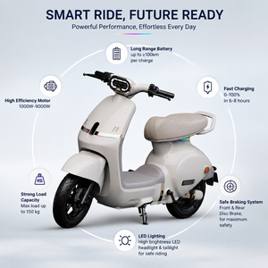 SG-F11 Trottinette Électrique 1200W 72V 50AH pour Adulte, Vélo Électrique de Banlieue avec Assistance au Pédalage, LED, Vente en Gros, Direct Usine, OEM, en Vrac - Product Image 3