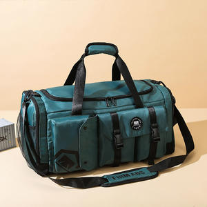 Sac de sport personnalisé, sac de voyage imperméable, sac à dos de week-end, matériau Oxford avec doublure en PVC, vente en gros d'usine - Product Image 1