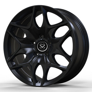 Jantes en alliage d'aluminium forgé 10.5Jx23 1 pièce, finition noir satiné pour Audi Q8 <span class=keywords><strong>RS</strong></span> - Product Image 4
