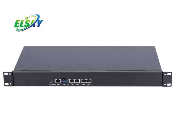 ELSKY U104 Intel Celeron 4 Gigabit LAN 1U Rackmount Network Security Appliance Firewall SIM Slot 4G LTE Support VPN Stock Wired