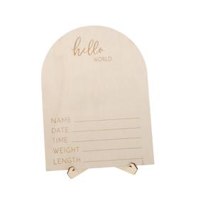 <span class=keywords><strong>Cadre</strong></span> <span class=keywords><strong>photo</strong></span> commémoratif en bois écologique pour bébé, découpé au laser, à fixation murale, idéal pour les nouveau-nés – Vente directe usine - Product Image 4