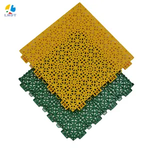 PP plastic suspended sports flooring interlocking outdoor flooring sports pitch construction flooring