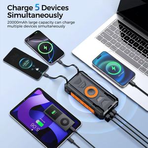 Batterie solaire haute capacité 35W, charge rapide 3 en 1 sans fil pour <span class=keywords><strong>téléphone</strong></span>, écouteurs et montre connectée - Product Image 3