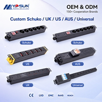 Unit Distribusi Daya PDU Rak Multi Standar yang Dapat Disesuaikan untuk Distributor Peralatan IT, Reseller, Grosir, Stok Daya Rak