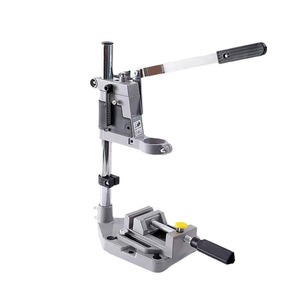 Support de perceuse Yunbei Yb en alliage d'aluminium, table 335x335mm, course de broche 80mm, fixation sur banc pour perceuse électrique et meuleuse d'angle - Product Image 5