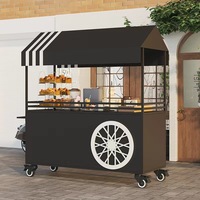Venta Directa de Fábrica, Nuevo, Moderno, Desmontable, Decoración para Fiestas de Boda, Mesa para Dulces, Exhibidor de Pasteles y Postres con 4 Ruedas