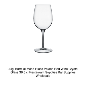Copa de Vino Tinto Luigi Bormioli Palace, 36.5 cl, Cristalino, Altura 20 cm, Diámetro 8 cm - Product Image 2