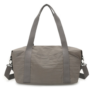 Unisex Foldable Travel Duffel Bag 20-35L Adjustable Strap Solid Color Everyday Use Spring 2026 - Product Image 1