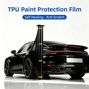 Film de protection de peinture noir brillant en <span class=keywords><strong>TPU</strong></span> Lubrizol USA 7,5 mil, garantie 10 ans, auto-réparant, anti-jaunissement, PPF invisible pour voiture - Product Image 1