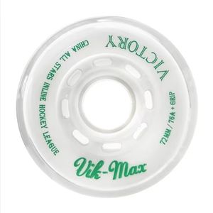 Ruedas Blancas Personalizadas para Patines en Línea 2025 |   Ruedas Profesionales para Hockey y Patinaje - Product Image 1