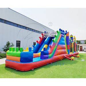 Structure gonflable interactive pour adultes : château de saut, parcours <span class=keywords><strong>d</strong></span>'obstacles en blocs de construction et <span class=keywords><strong>mur</strong></span> <span class=keywords><strong>d</strong></span>'<span class=keywords><strong>escalade</strong></span> - Product Image 6