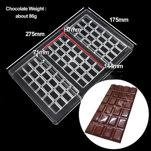 Custom <b>Silicone</b> Eco-Friendly Candy Chocolate Gold Bar <b>Mould</b> - Product Image 3