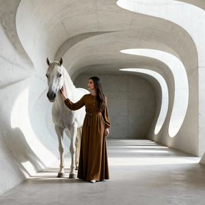 Abaya de fête élégante en polyester à paillettes de luxe pour femmes musulmanes, fournisseur en gros de robes sur mesure - Product Image 1