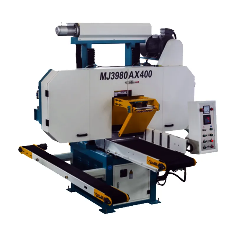 STR Enhanced Wood Cutting Precision MJ3980AX400 Advanced Horizontal Resaw Sawmill
