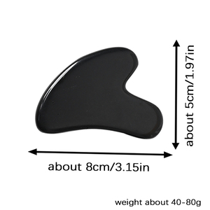 แผ่นขูดหน้ากัวซาหยกธรรมชาติสำหรับนวดหน้าและบำบัดด้วยคริสตัล ขายส่ง - Product Image 5