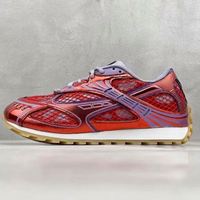 Nouvelles baskets de luxe de haute qualité pour hommes et femmes, lumineuses, à lacets, sportives, souples, avec nouveau style de bout, style BV, pour la marche