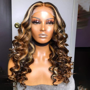 Goodluck Offre Spéciale point culminant Pas Cher de Cheveux Humains Faisceaux de Cheveux Humains 100% vierge <span class=keywords><strong>Trame</strong></span> Double Drawn Extensions de Cheveux Humains - Product Image 1