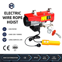 Treuil électrique miniature de qualité industrielle CE, résistant à la corrosion et à l'usure, avec commande filaire ou sans fil, 220 V